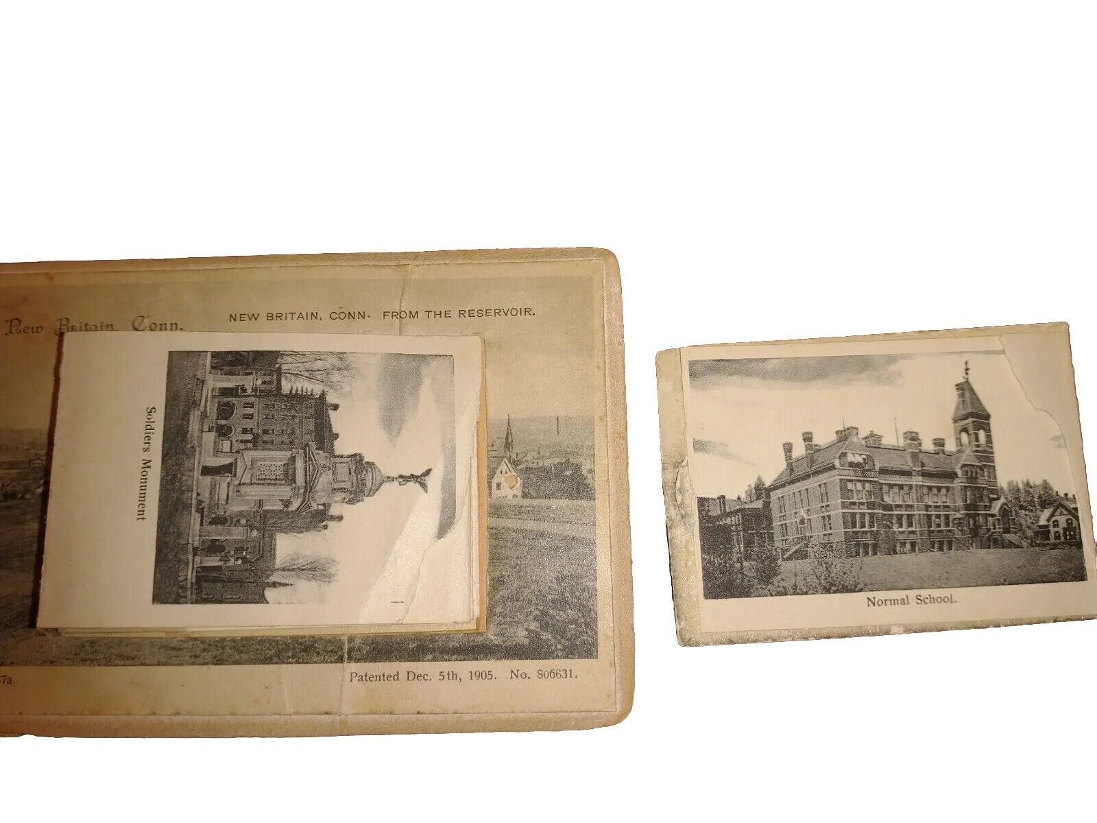 Vintage Early 1900's Post Card with *RARE* Benjamin Franklin Stamp 