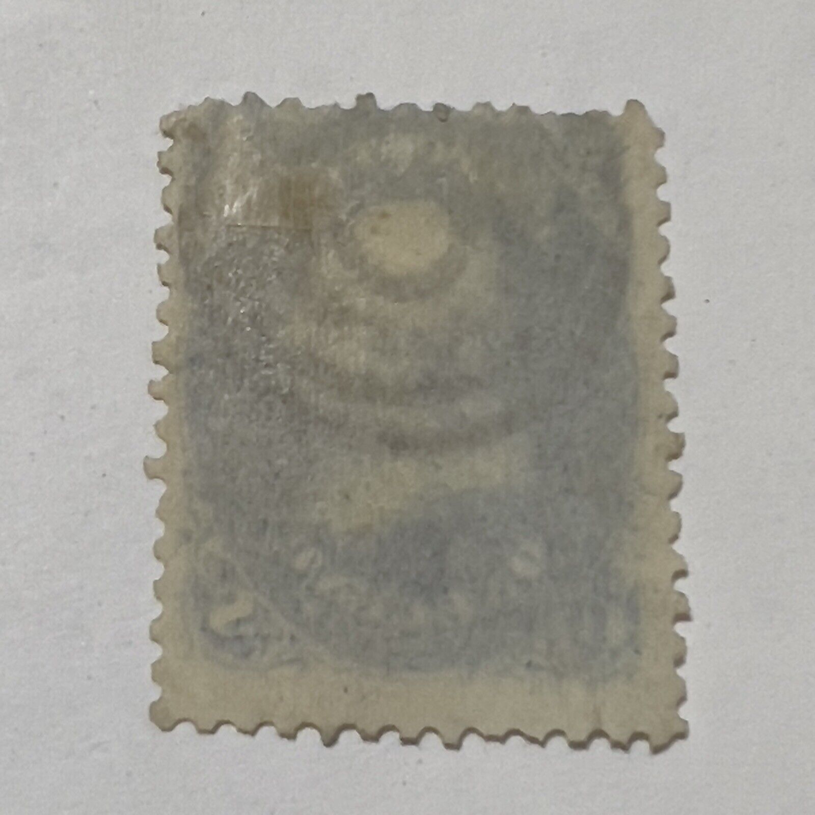 1800’s U.S. 1C BLUE STAMP, TARGET ON BEN FRANKLIN’S HEAD