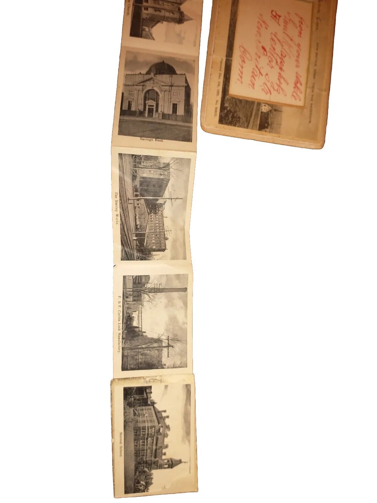 Vintage Early 1900's Post Card with *RARE* Benjamin Franklin Stamp 
