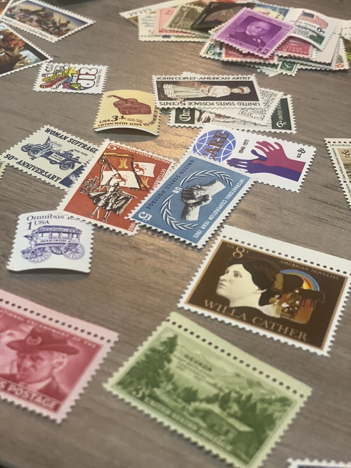1900s Vintage Stamps Lot Used And Unused