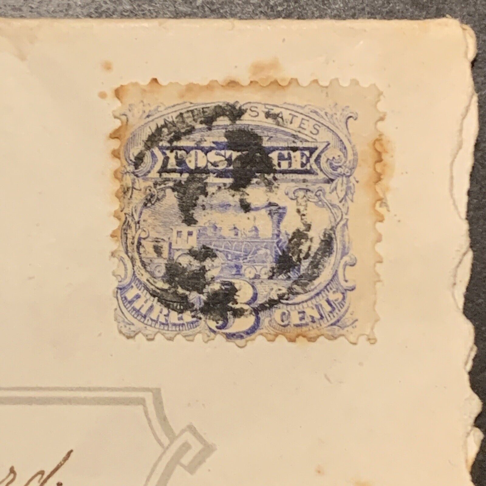 61716 US Stamp 1800s Civil War Period Cover Nice Cancel Sc114? Winthrop Maine