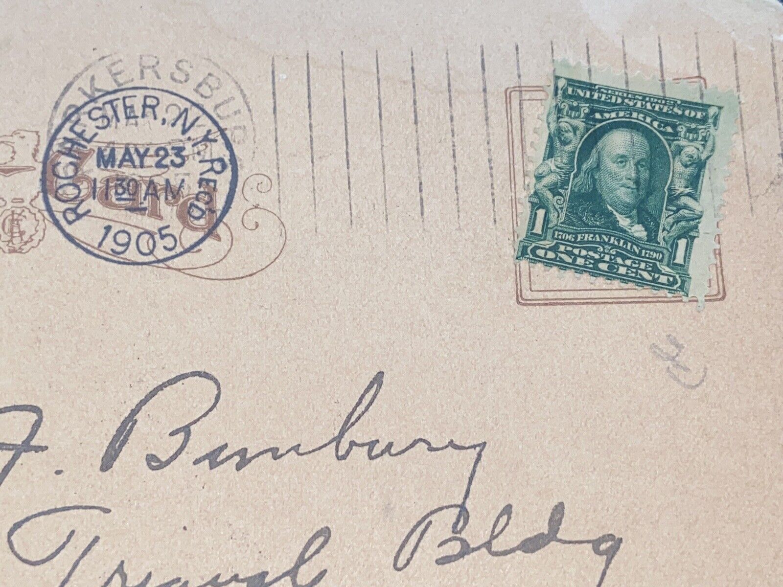 Vintage 1900’s Post Cards (4 Total) With Vintage USPS Stamps