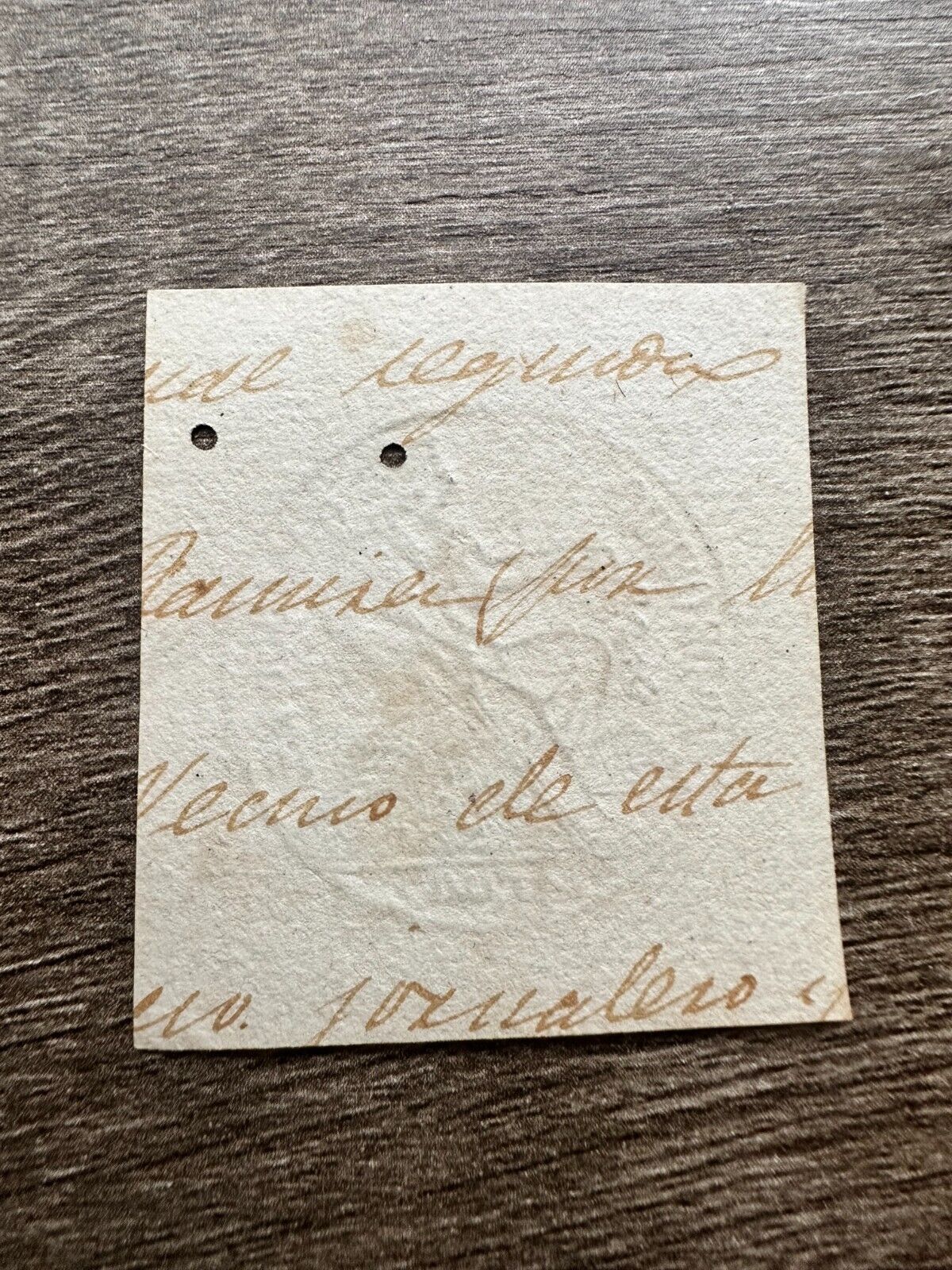1800's Spanish Colonies Documentary Revenue Stamps, Embossed
