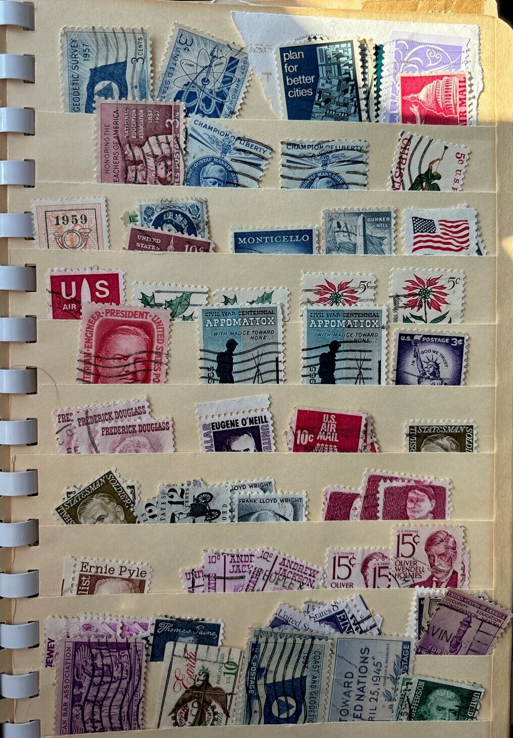 Rare Postage Stamps From Early 1900s US Postage And Various Countries