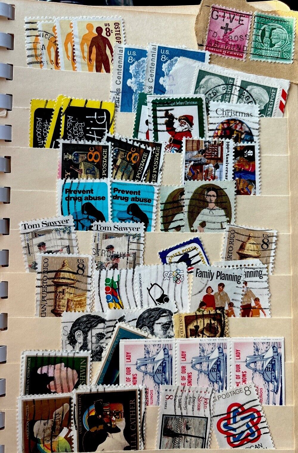 Rare Postage Stamps From Early 1900s US Postage And Various Countries