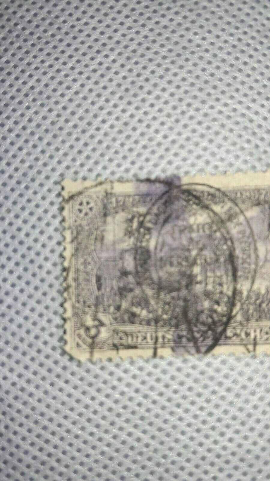  3 1800's-1900s Stamps; Lombardy, Italy, Germany: Treaty of Versailles Overstamp