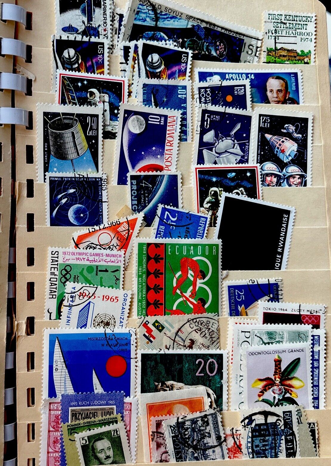 Rare Postage Stamps From Early 1900s US Postage And Various Countries