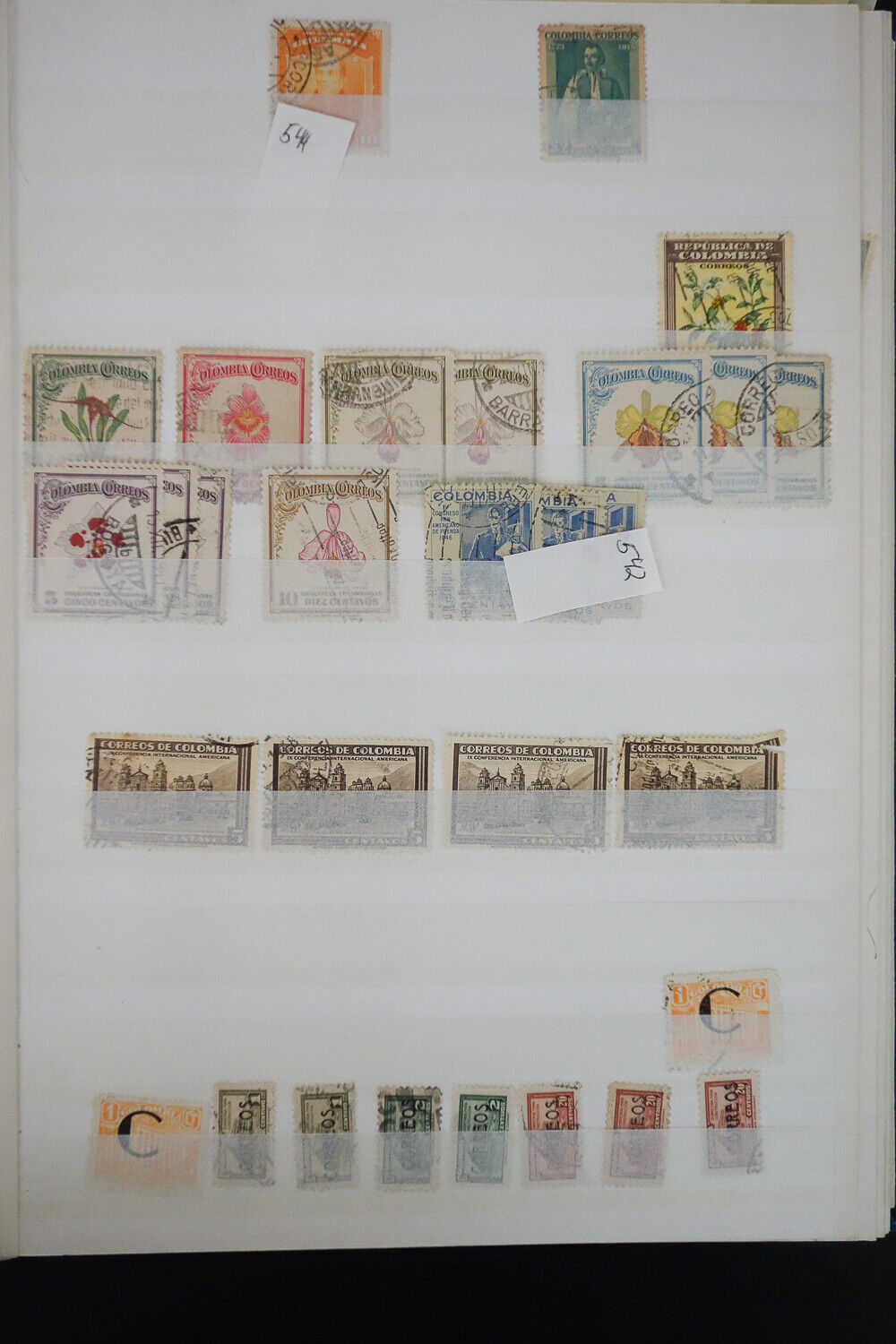 Colombia 1800's to 1940's Stamp Collection