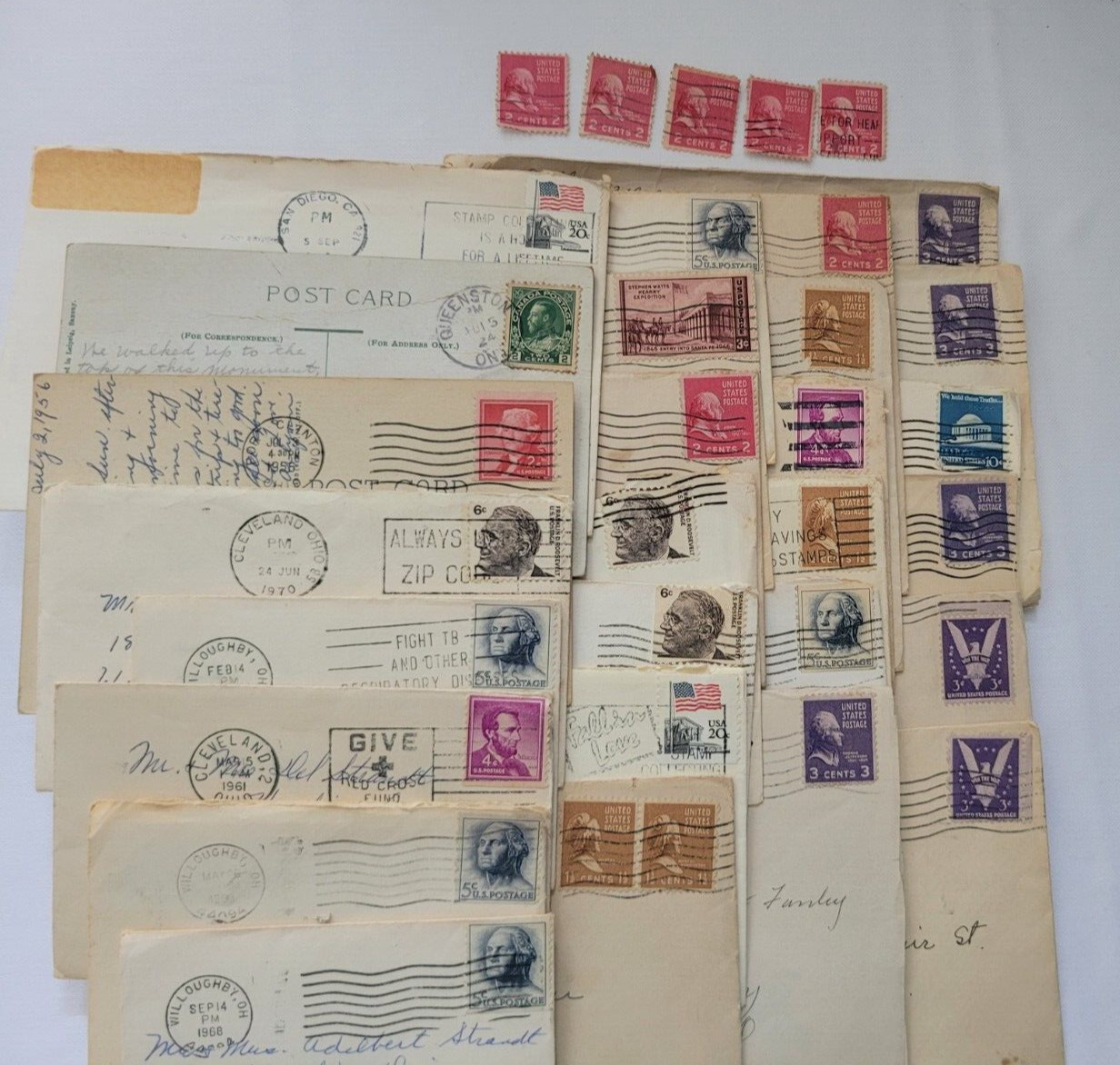 EARLY 1900s Postage Stamps, Lot of 32 Misc. US Stamps, Great Investment
