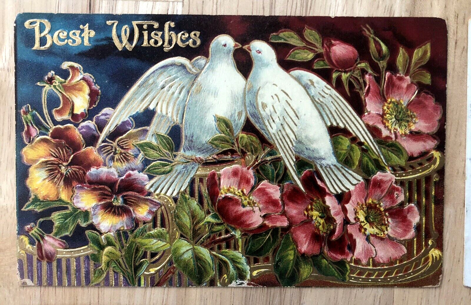 ANTIQUE EARLY 1900s LOT OF 8 EASTER BIRDS POSTCARDS - 6 ONE CENT STAMPS