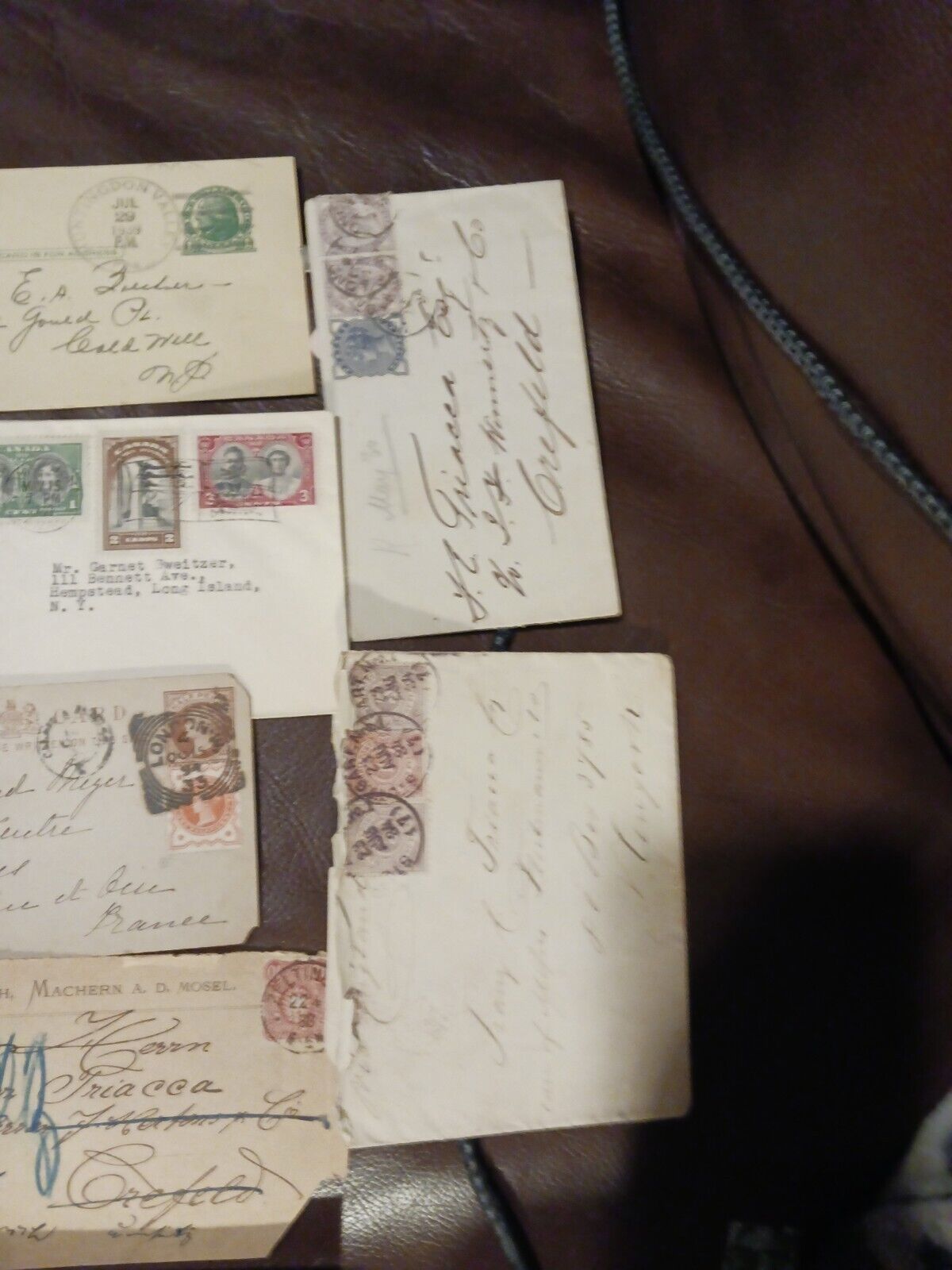 Old Letters With Stamps, 1800s And Early 1900s
