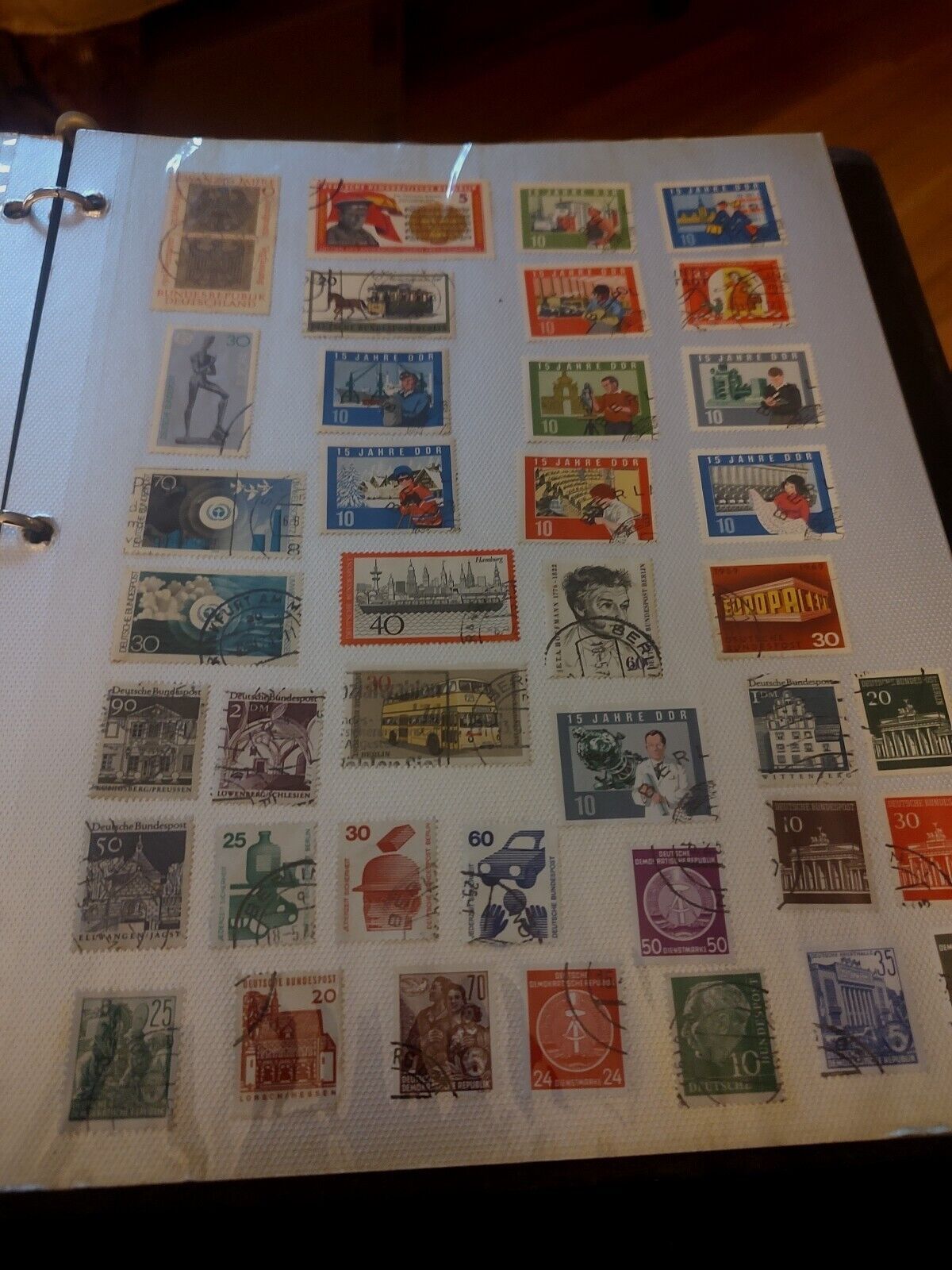  Wonderful Worldwide Stamp Collection In Wilson Jones Album 1900s Forward!Super+