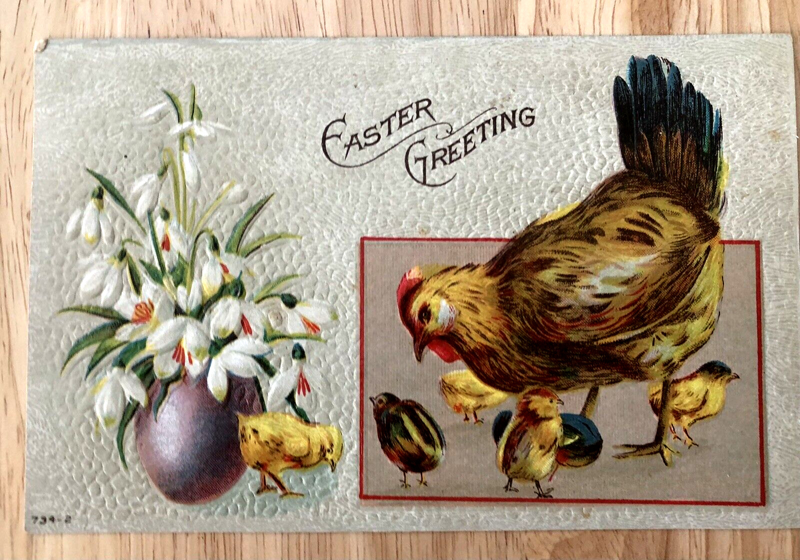 ANTIQUE EARLY 1900s LOT OF 8 EASTER CHICK POSTCARDS - 4 ONE CENT STAMPS