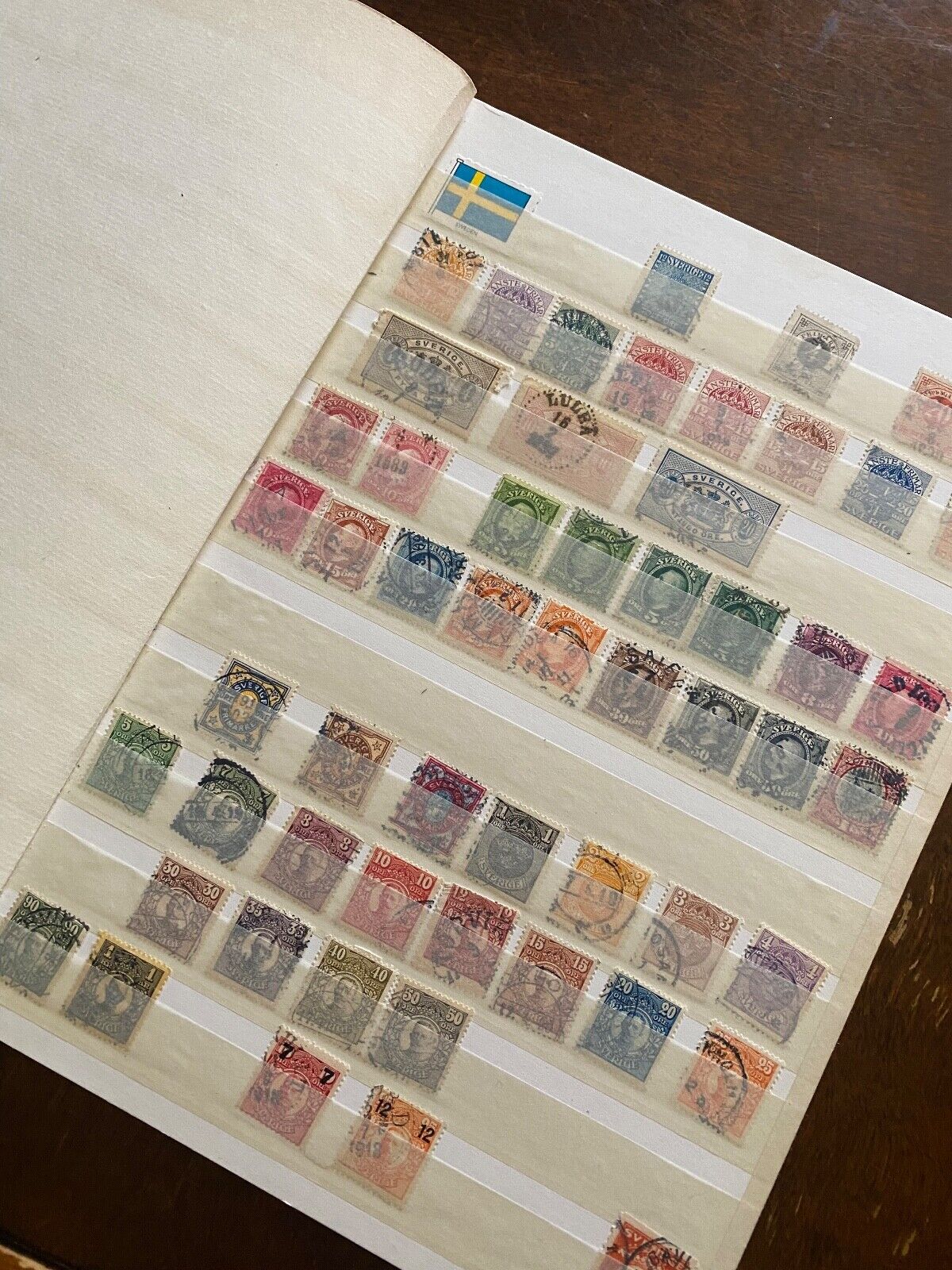Sweden Stamps Beautiful Older Collection Many not shown Book not Included