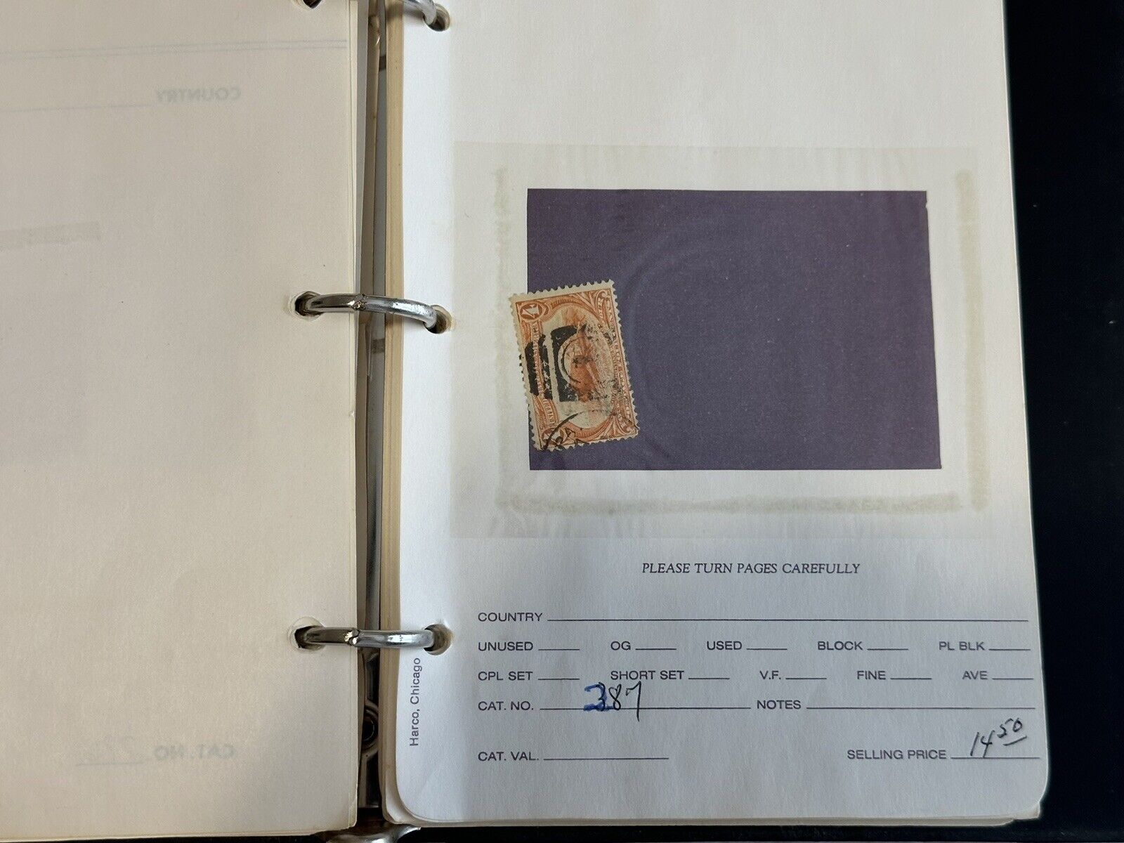 107-1800-1900 Dealers Stk.book Stamp US Used +1 #279-286, #294-296. CV $587.00