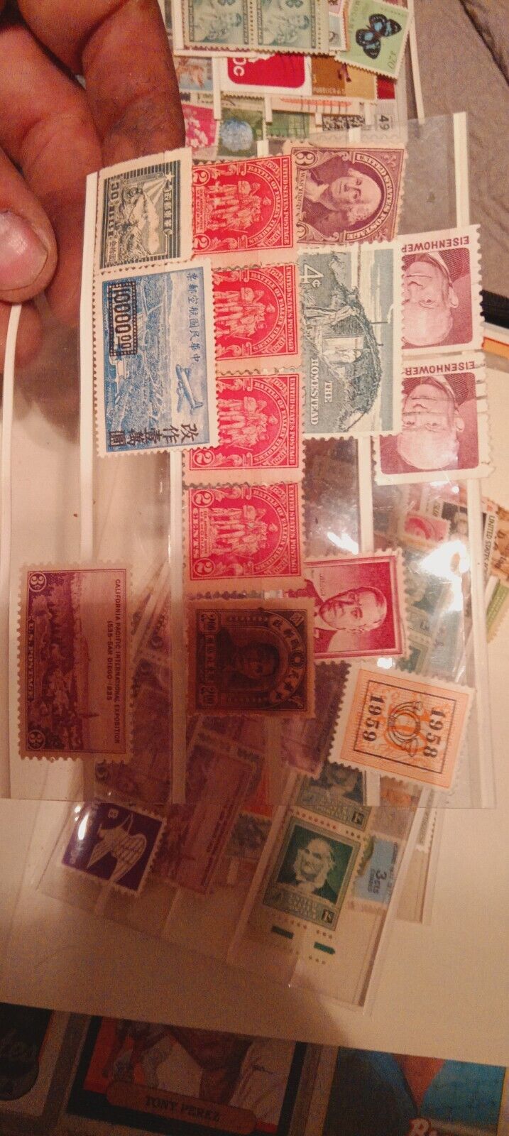  G Washington Stamp Green Line on 1909, B Franklin Green Line 1911,1900s B Frank