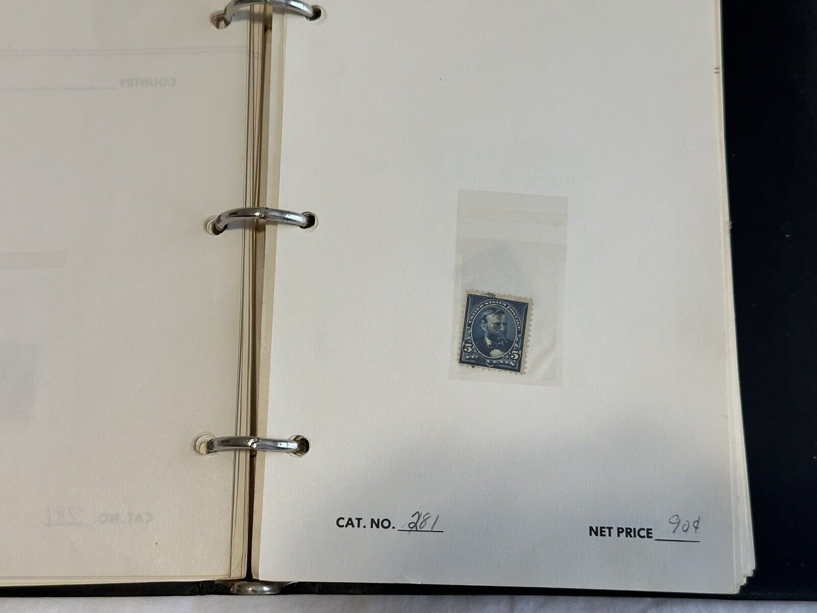 107-1800-1900 Dealers Stk.book Stamp US Used +1  #279-286, #294-296. CV $587.00