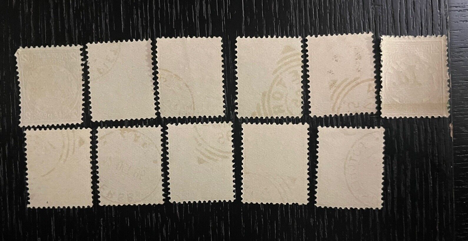 Antique Set Of Early Transvaal Stamps Used 1800s