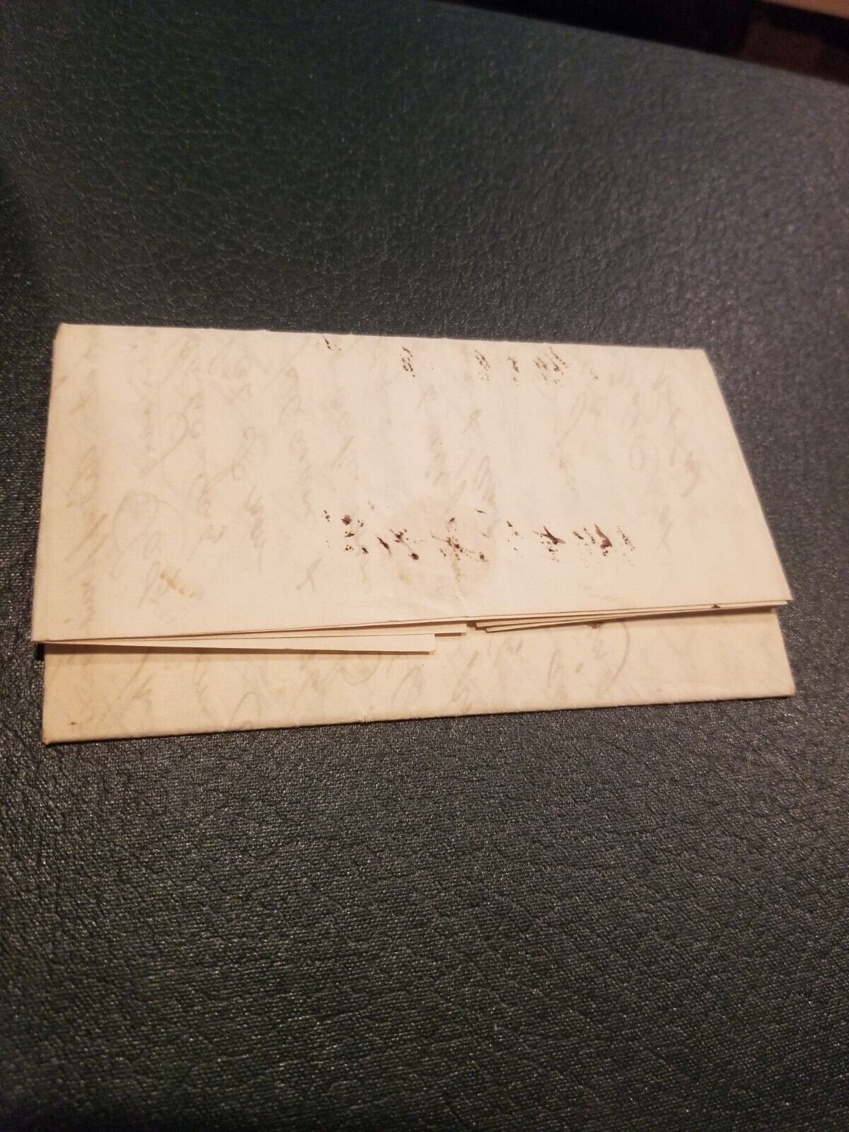 1800s Stampless Manuscript Cover Roseville Indiana DPO