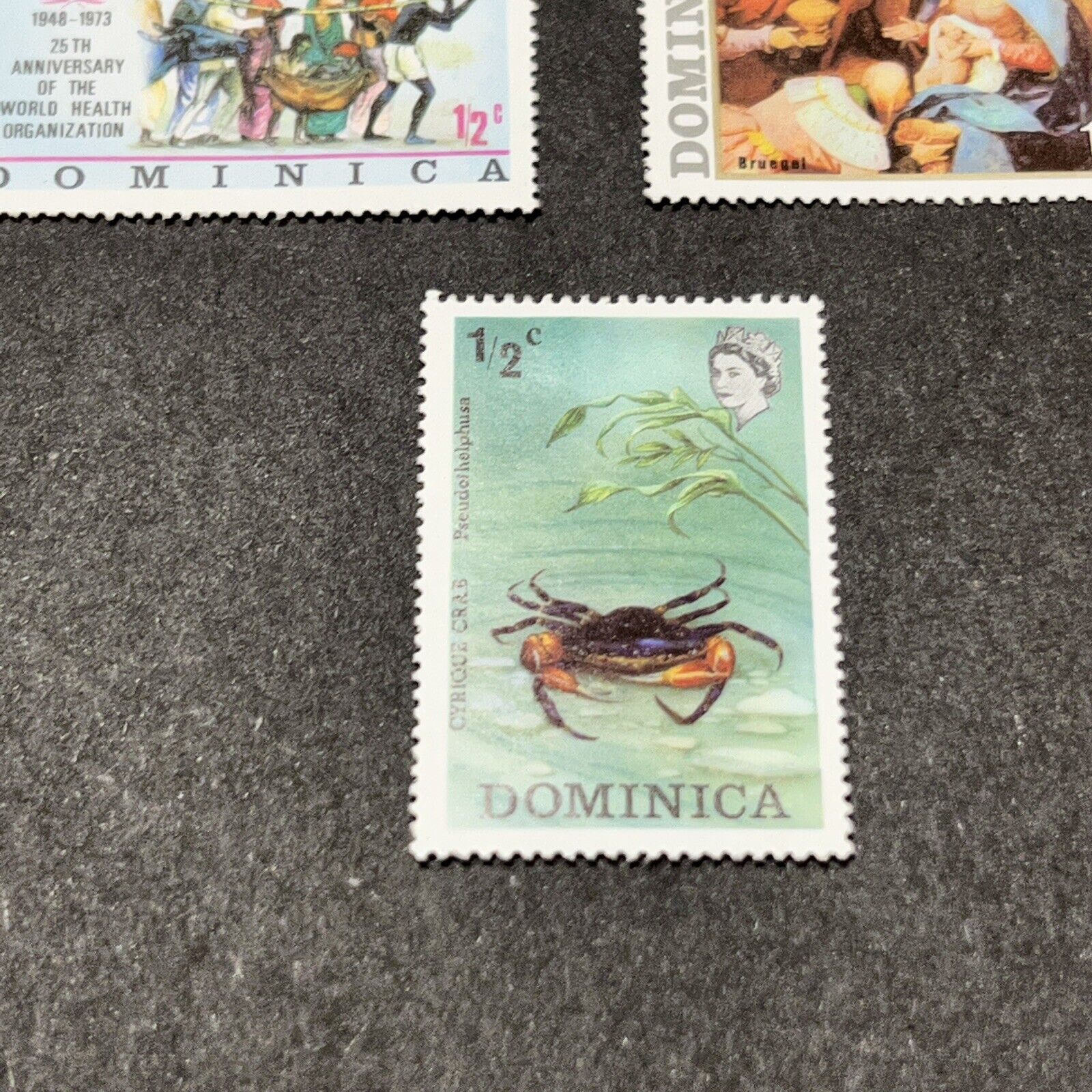 1800s AND QUEEN ELIZABETH II DOMINICA STAMP COLLECTION MINT USED LOT
