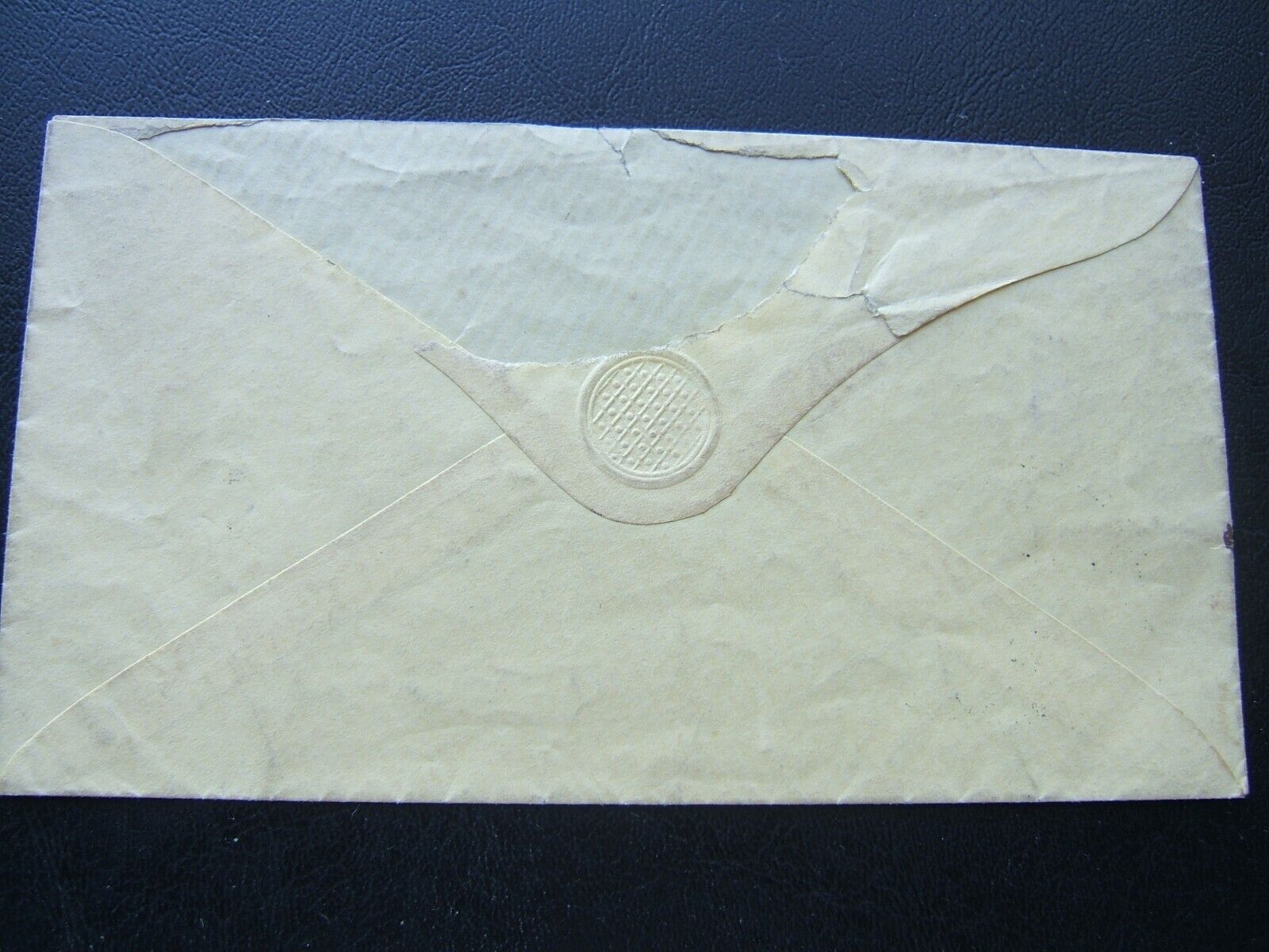 1850s SCOTT #10 OR #11, JULY CANCEL, 4 MARGINS, 1800s MAINE DPO, YELLOW ENVELOPE