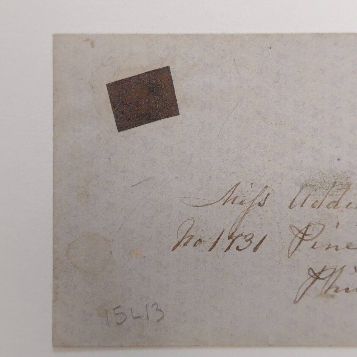 Blood's Dispatch (one cent) Penny Post U.S. 1800's, May 6, 11 a.m. PHI.
