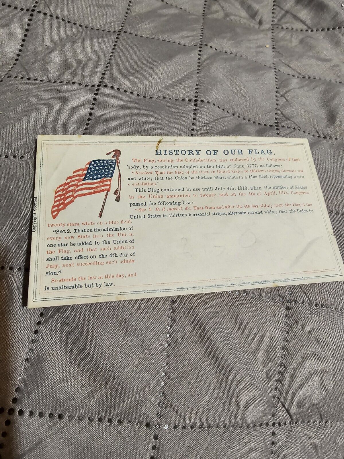 Original Civil War patriotic envelope Lot of 3 Excelsior Flag Covers 1800s