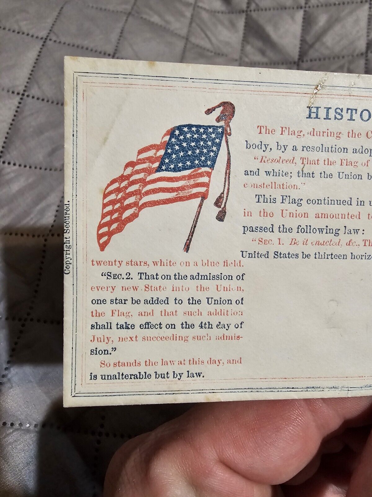 Original Civil War patriotic envelope Lot of 3 Excelsior Flag Covers 1800s
