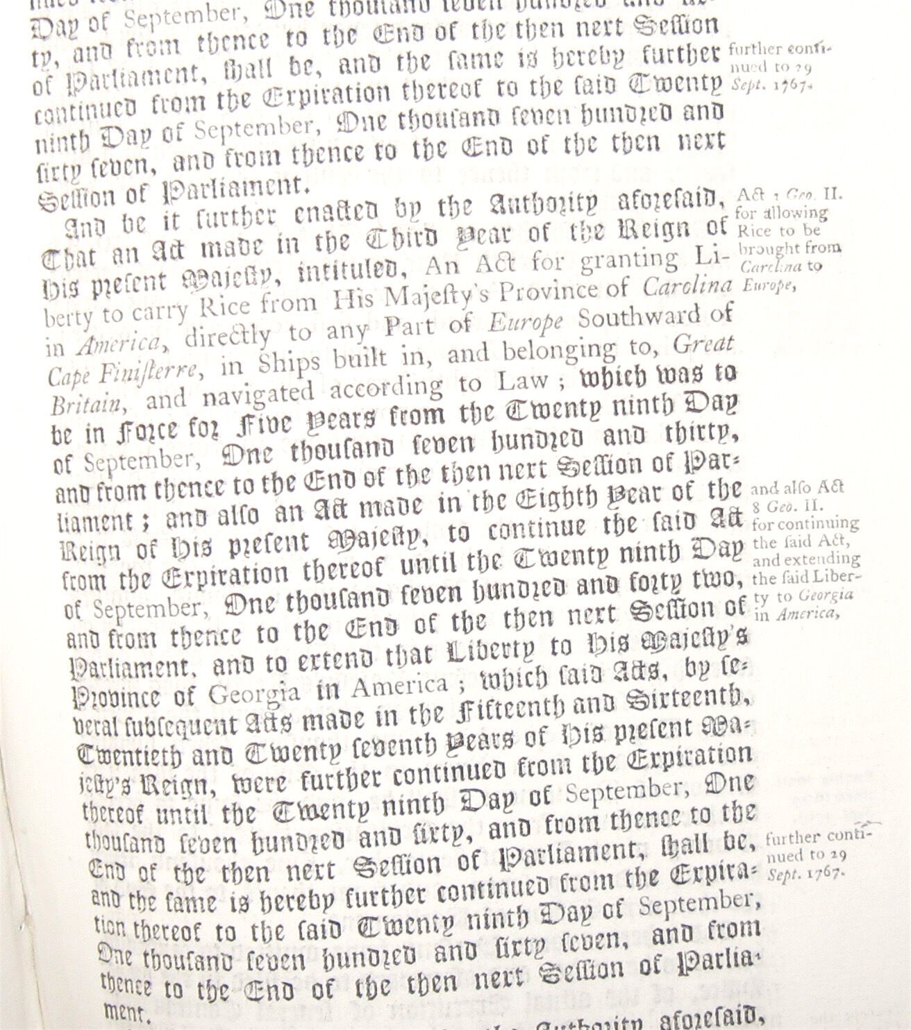 1759 COLONIES KING GEORGE CAROLINA RICE GEORGIA INDIGO Prelude REVOLUTIONARY WAR
