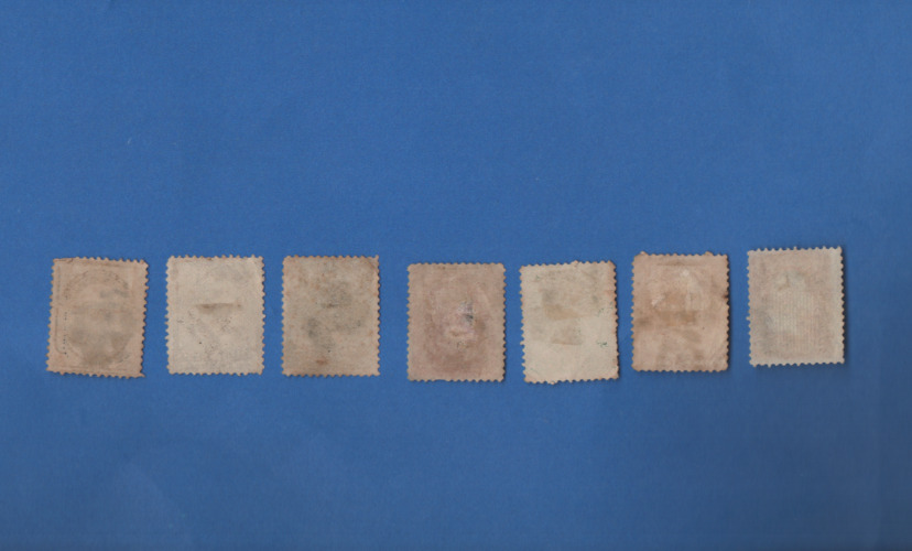 7 U.S.  STAMPS FROM 1800s ALL USED