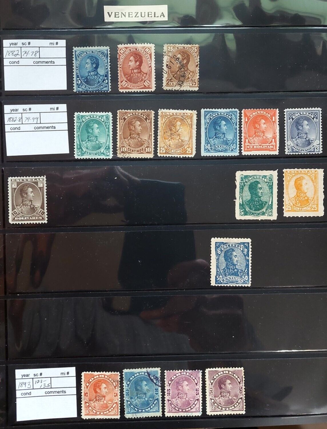 Argentina Lot of 58 Different 1800's Stamps