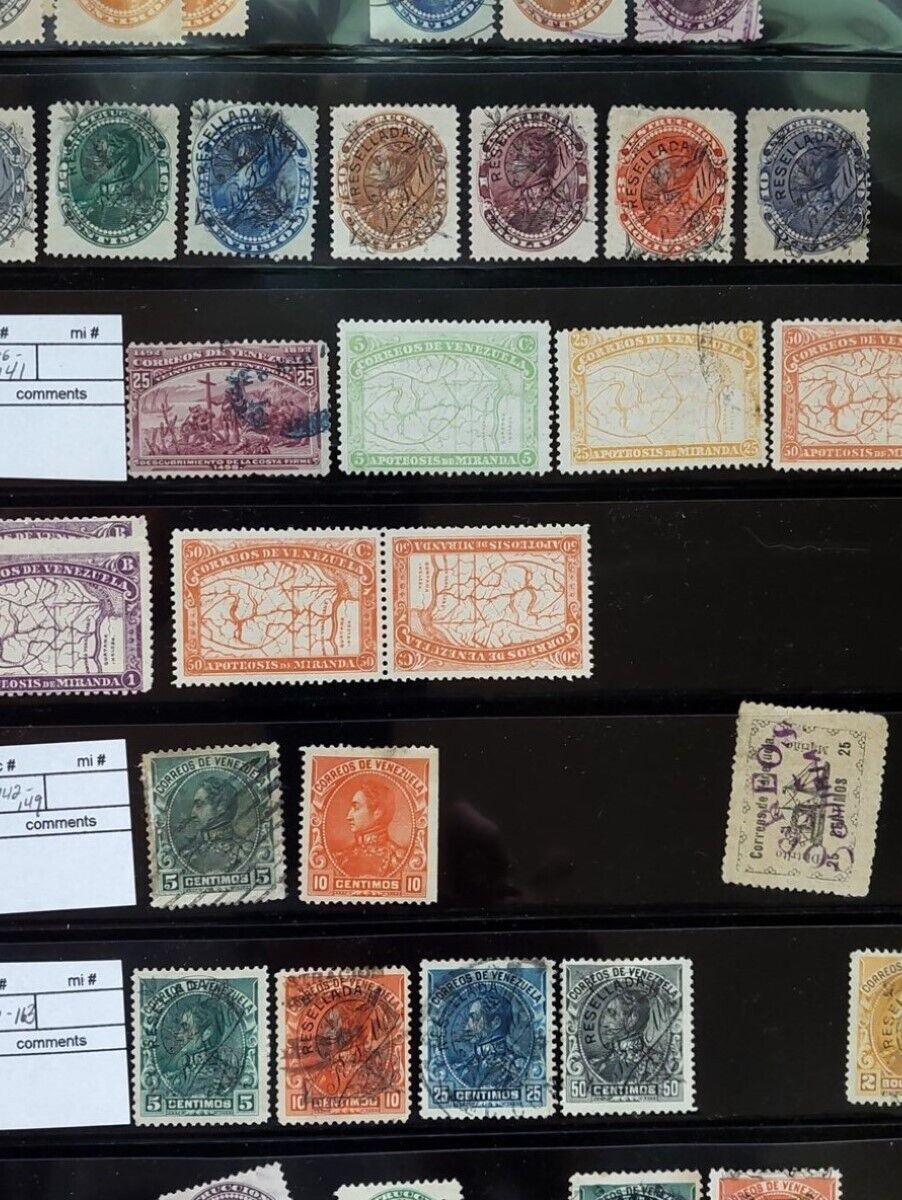 Argentina Lot of 58 Different 1800's Stamps
