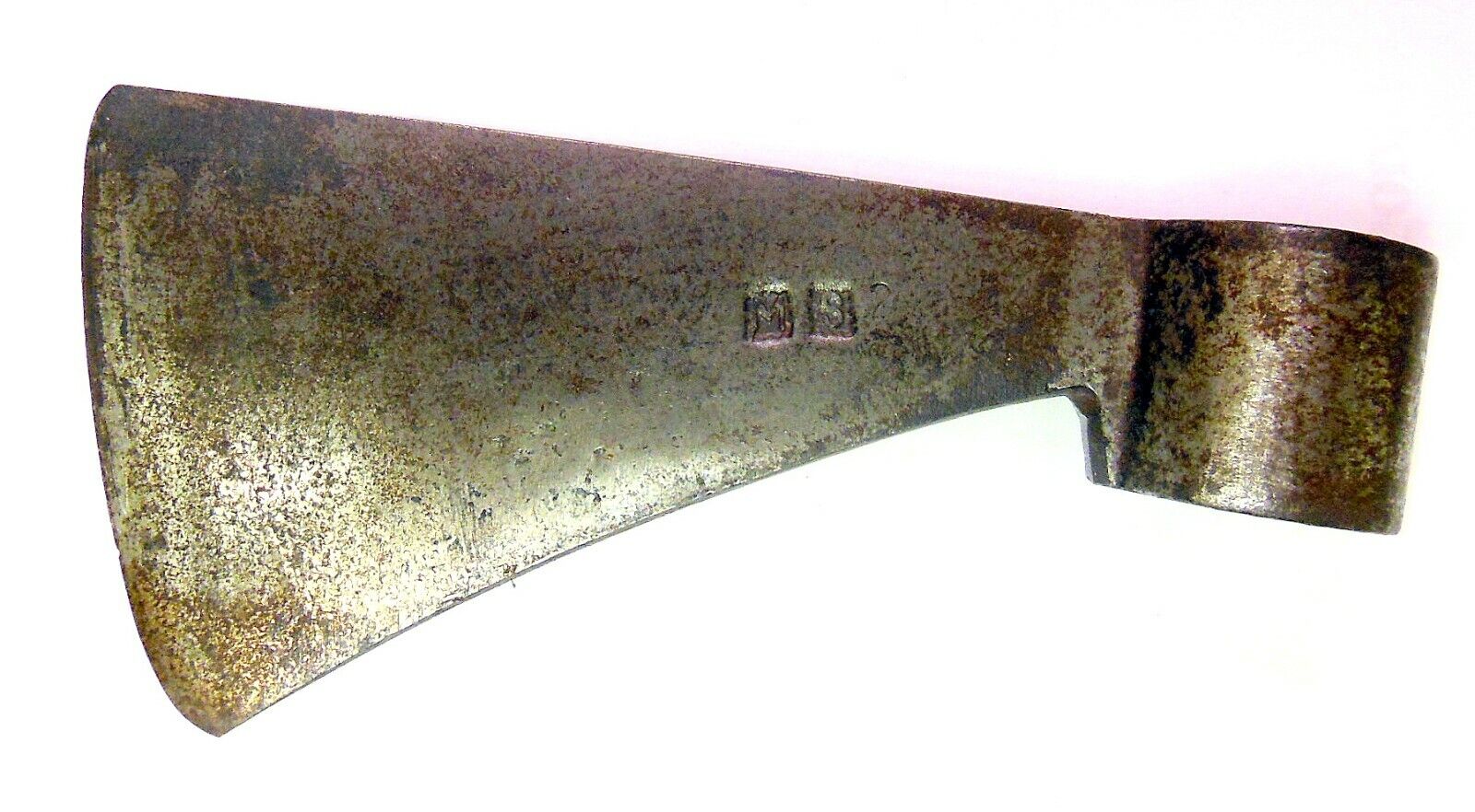 MID 1700'S TRADE AXE MAKER MARKED STAMP REVOLUTIONARY WAR ERA EARLY
