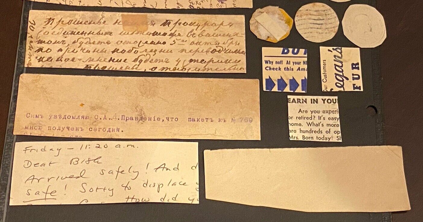 US STAMPS-BOB-POSTCARD CUT CORNERS-USED (13) TOTAL-1800’s TO 1981.  CUT-TO-SHAPE