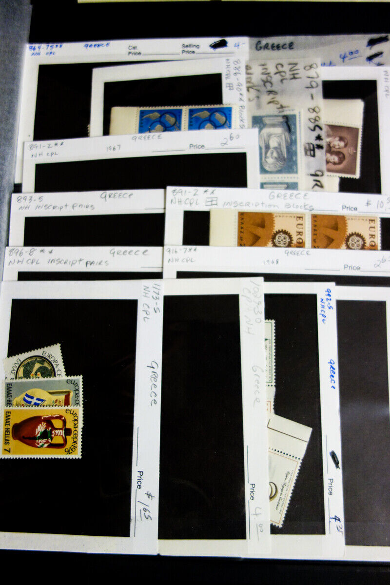 Greece Stamps 1800's-Mid 1900's mint & used Greece Selection all identified