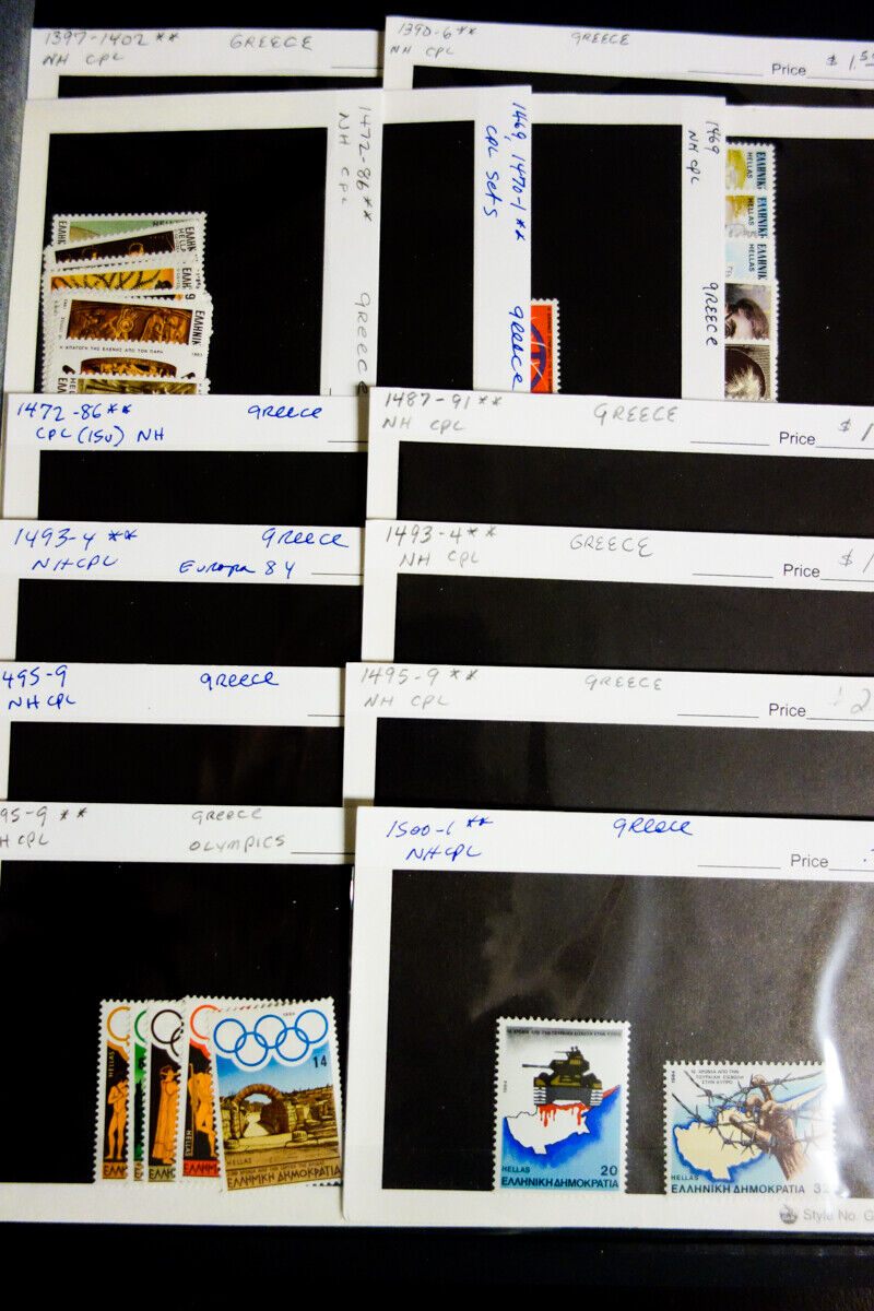 Greece Stamps 1800's-Mid 1900's mint & used Greece Selection all identified