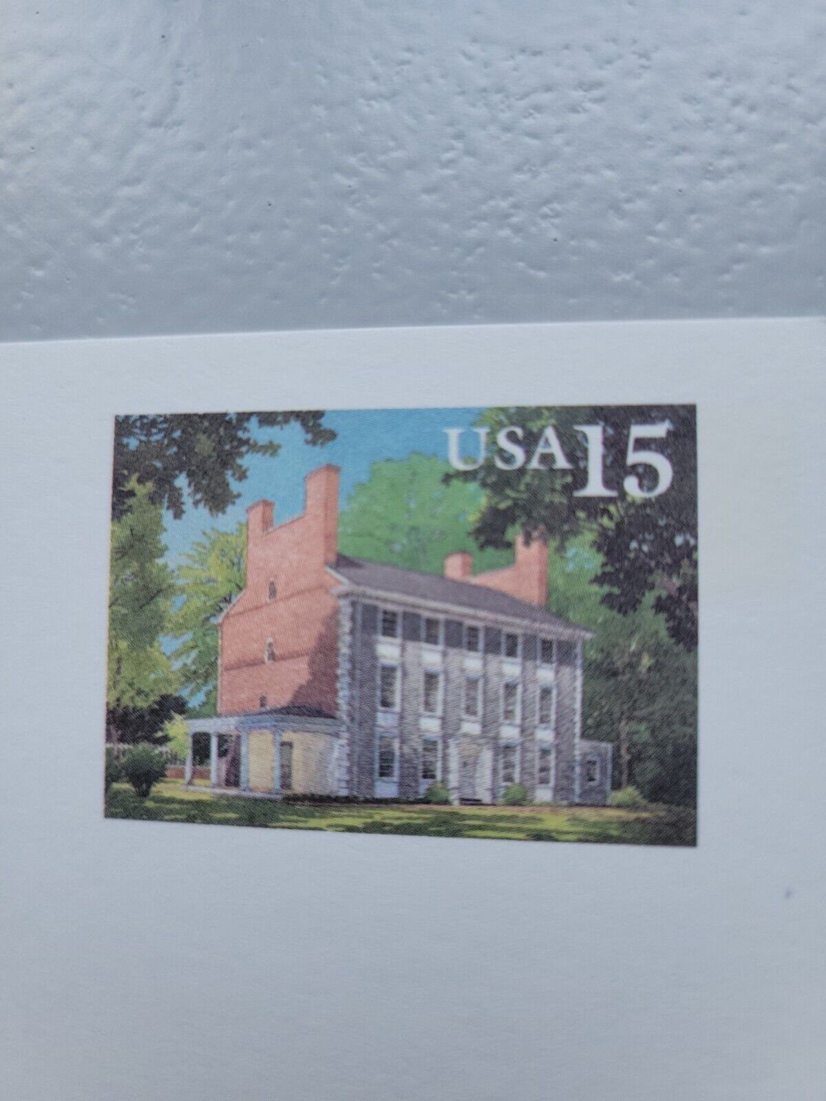 Postal Stationery. Post Card. UNUSED. UX160. Isaac Royall House, 1700s. 