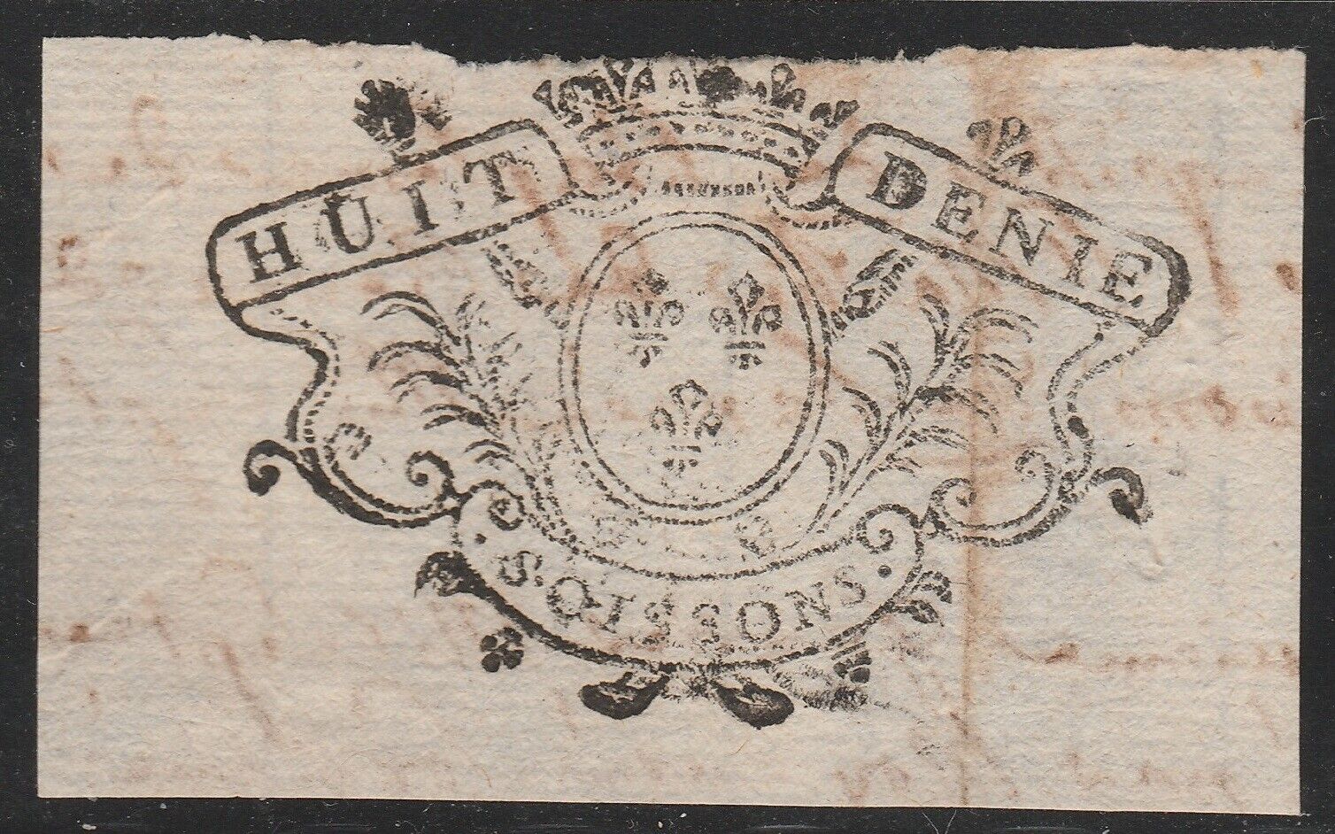 France OLD Revenue stamps Fiscal n38- -1700's -