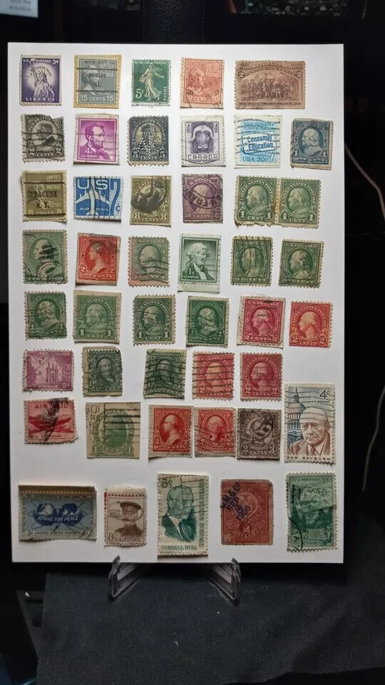 USA VINTAGE 1800's-1900's Stamp Collection Rare Lot Old Collectors' Stamps