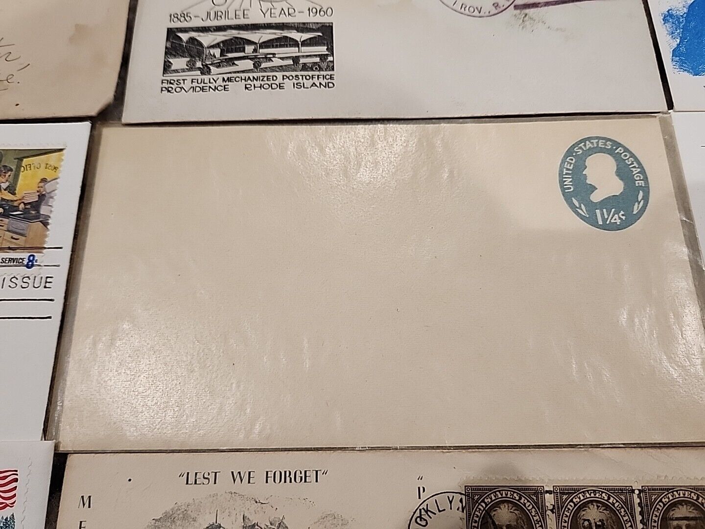 Vintage Envelopes Lot Of 18 Stamps 30's, 70's 1800s