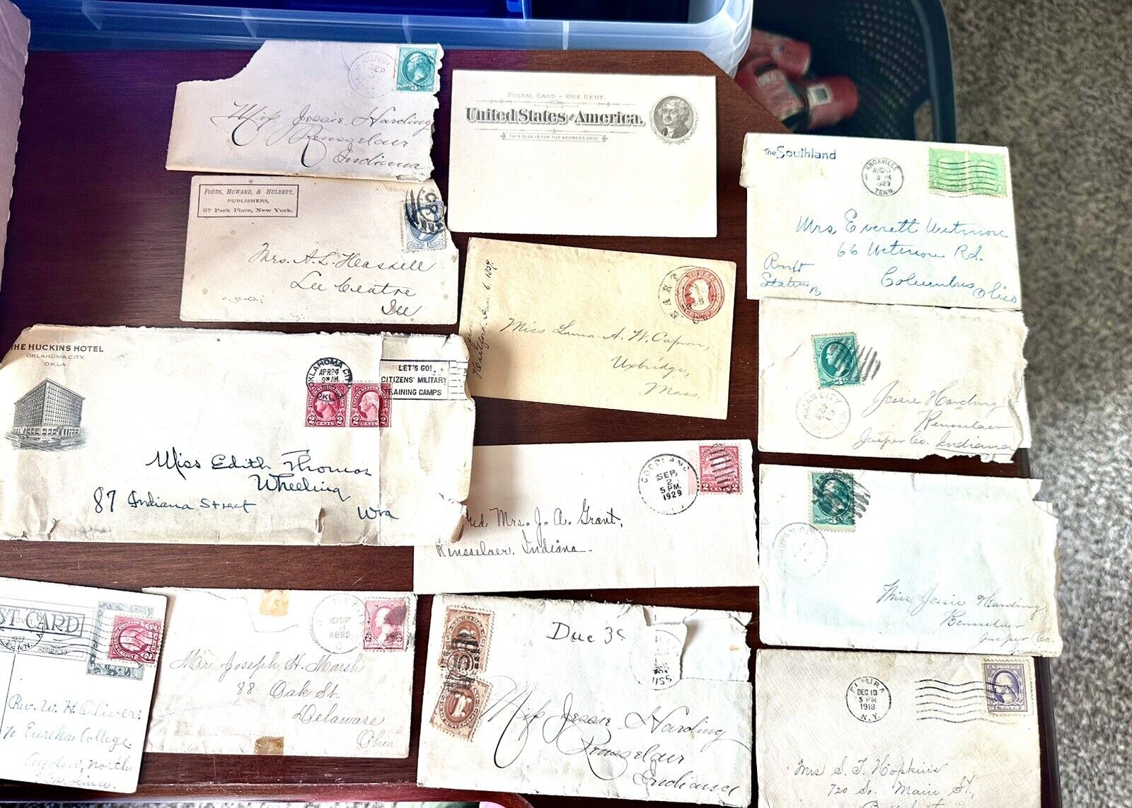Huge, Interesting, Early  - 1800’s-‘20’s + Un-Checked Stamp Covers-120 At Least.