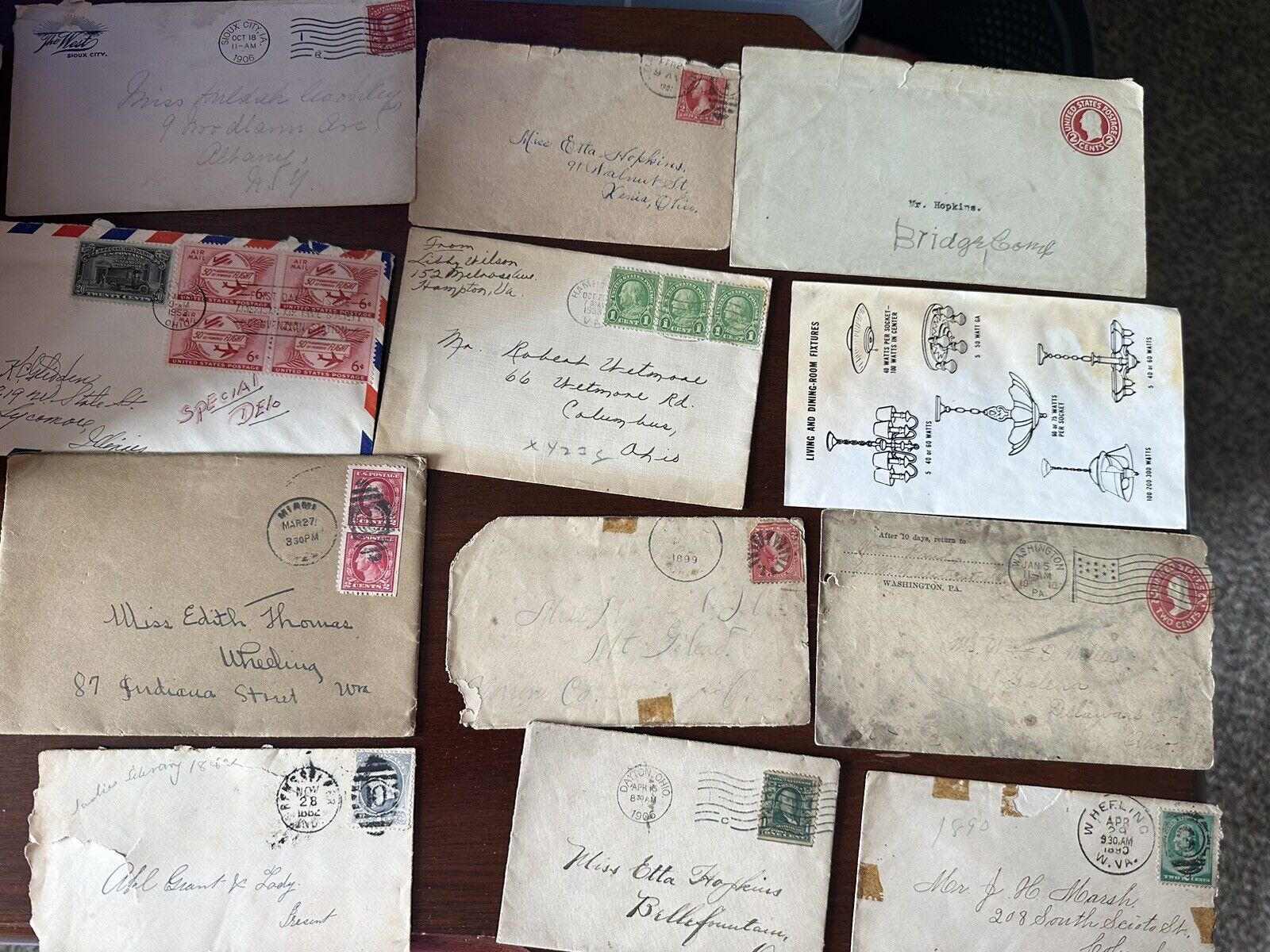 Huge, Interesting, Early  - 1800’s-‘20’s + Un-Checked Stamp Covers-120 At Least.
