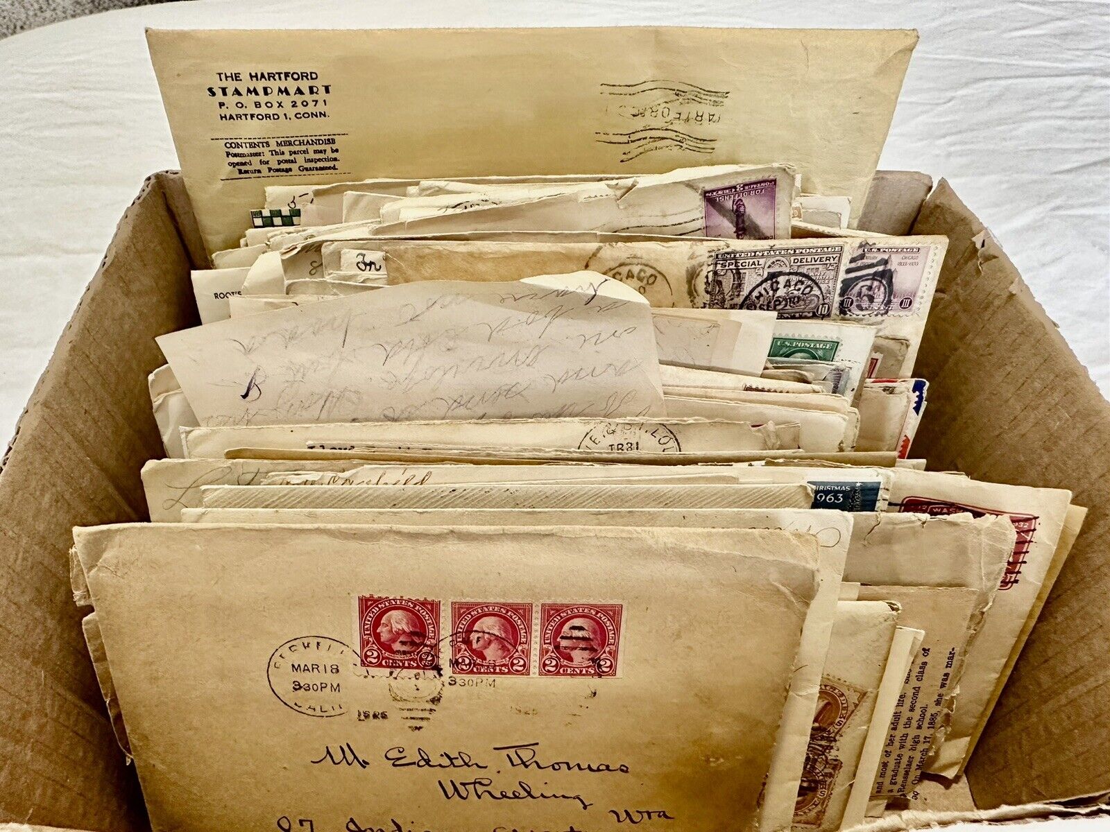Huge, Interesting, Early  - 1800’s-‘20’s + Un-Checked Stamp Covers-120 At Least.