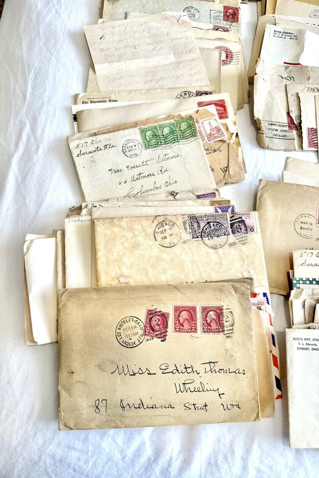 Huge, Interesting, Early  - 1800’s-‘20’s + Un-Checked Stamp Covers-120 At Least.