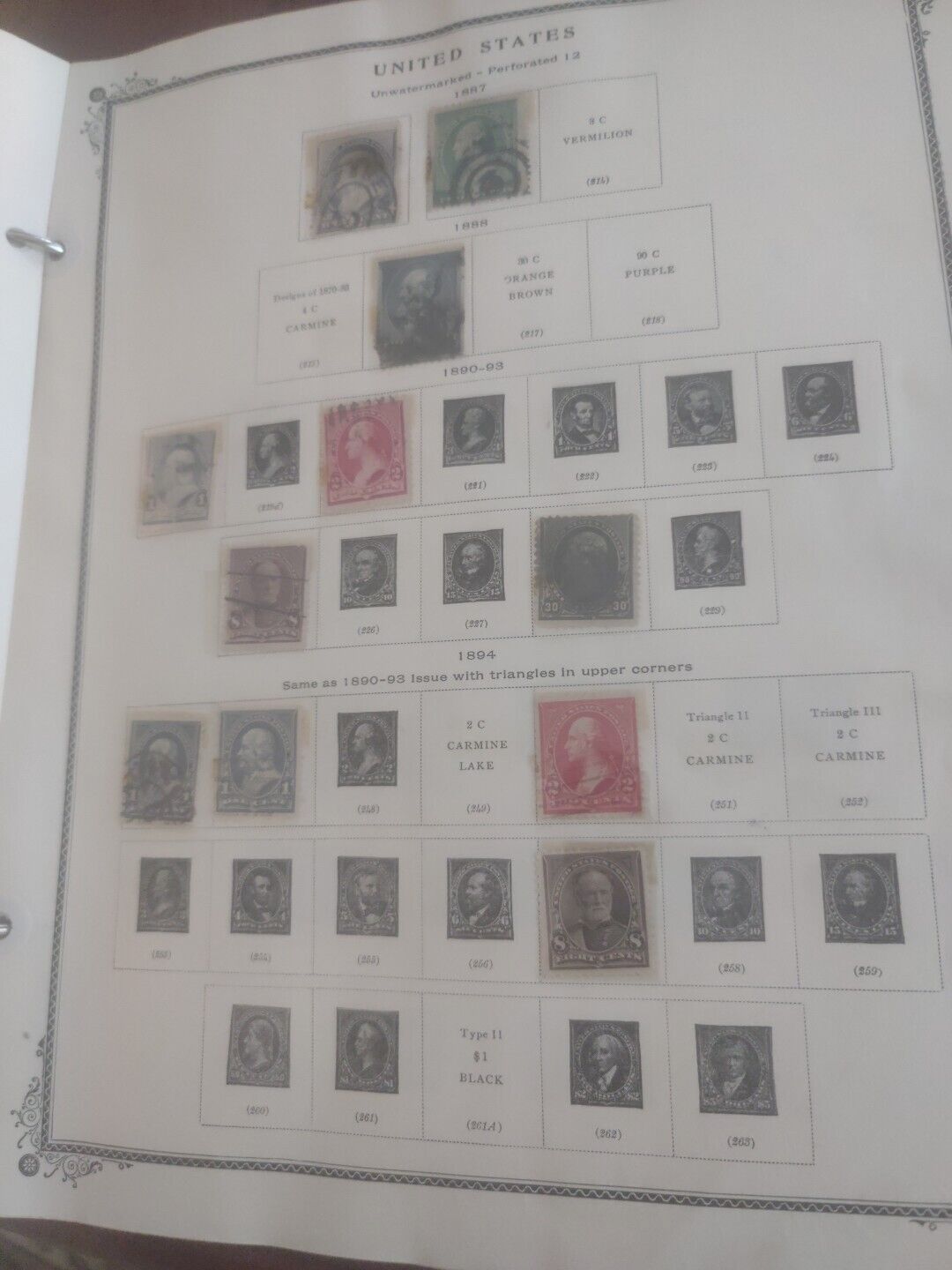 Two United States Vintage Scott American Stamp Collections 1800s Fwd. HCV. A++