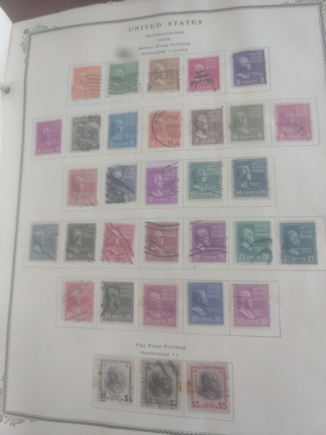 Two United States Vintage Scott American Stamp Collections 1800s Fwd. HCV. A++