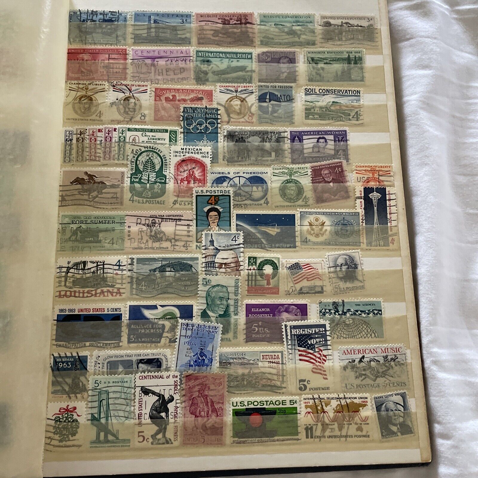 ESTATE LOT VINTAGE (1800s - 1900s) US Stamp Collection