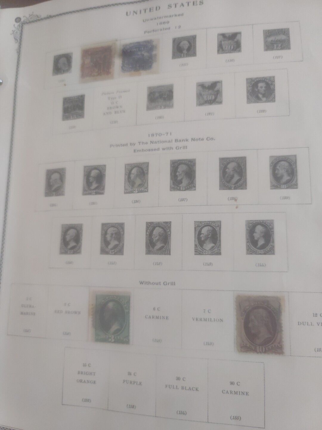 Two United States Vintage Scott American Stamp Collections 1800s Fwd. HCV. A++