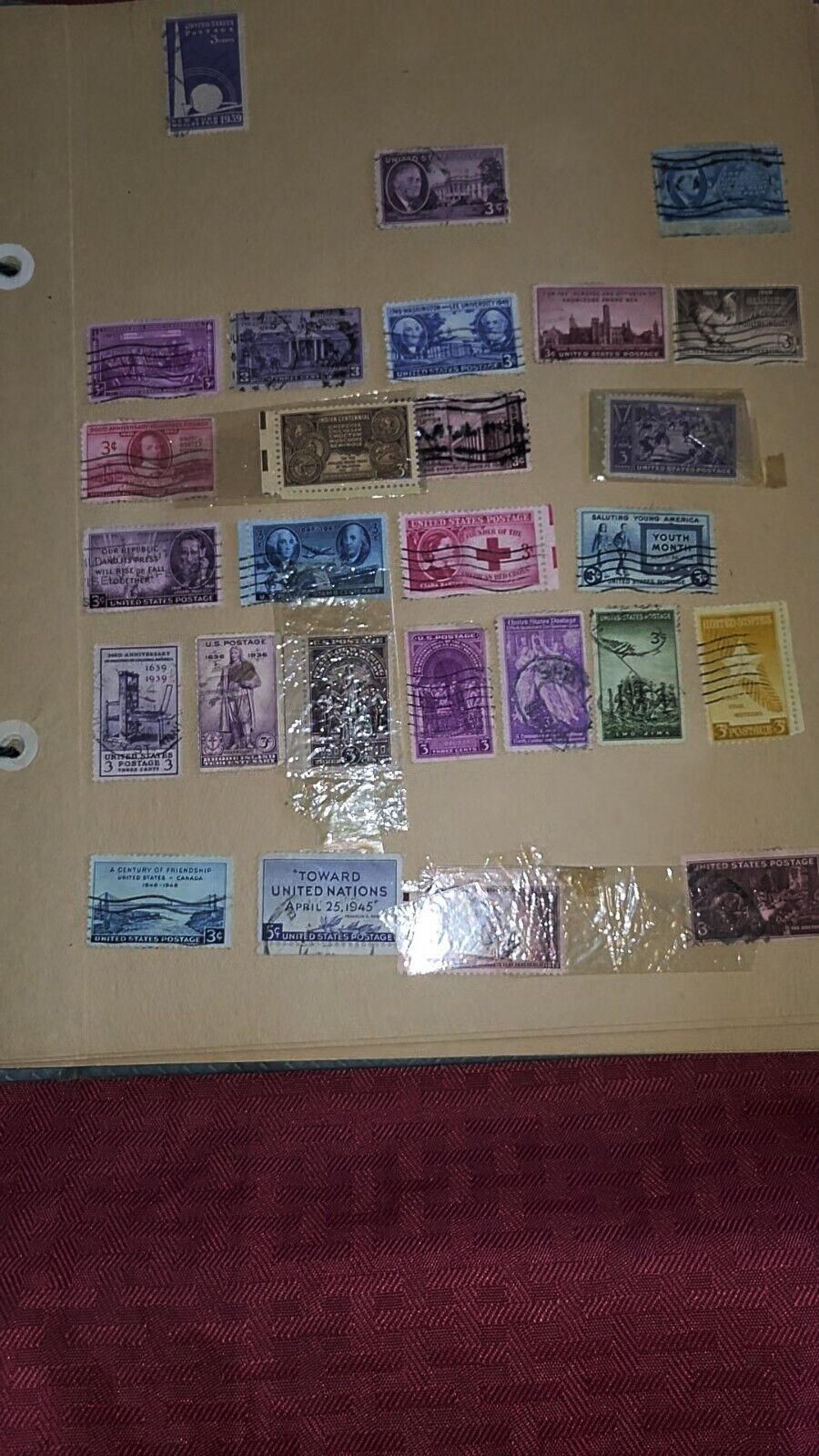 1800s+ Vintage Stamp Collection Different Countries
