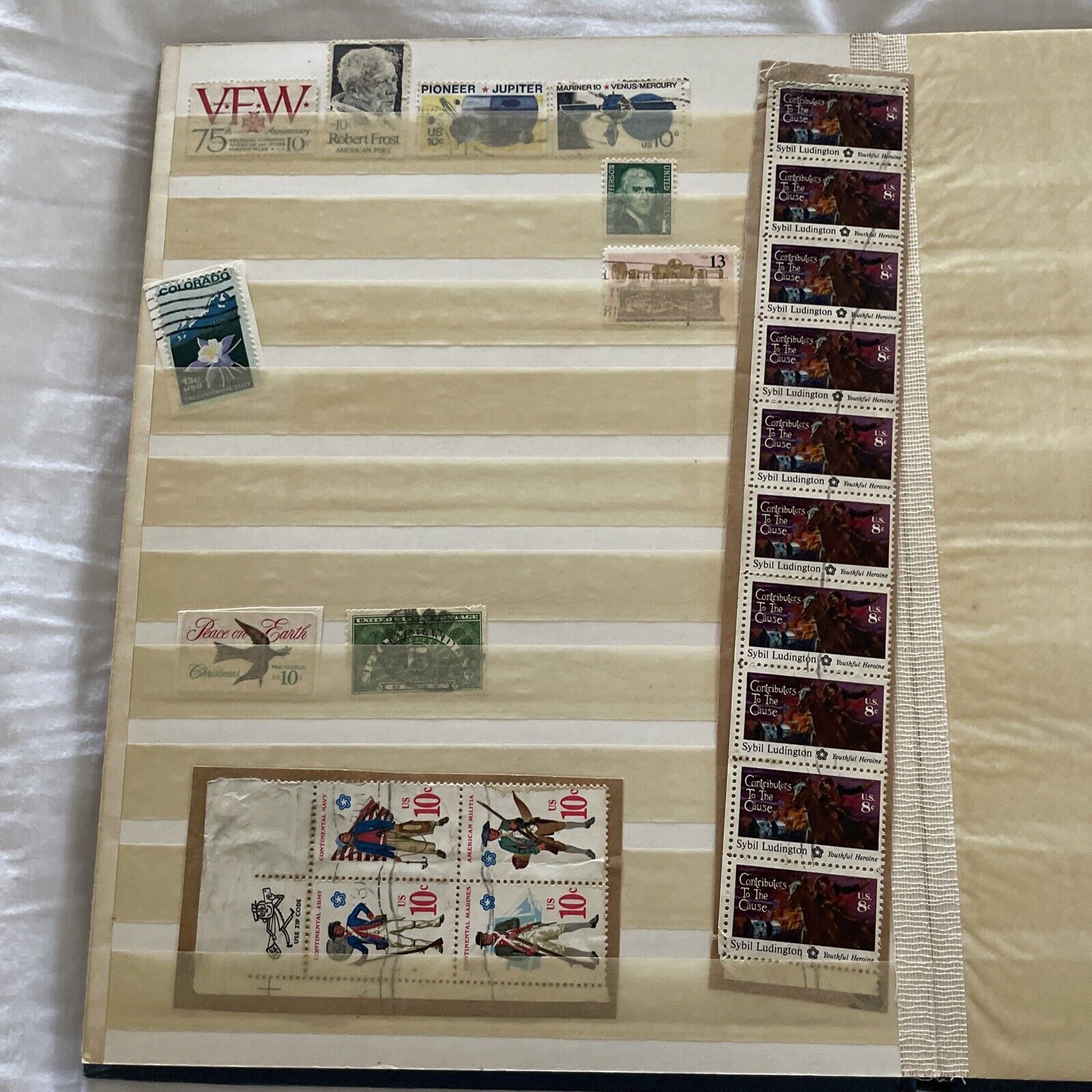 ESTATE LOT VINTAGE (1800s - 1900s) US Stamp Collection